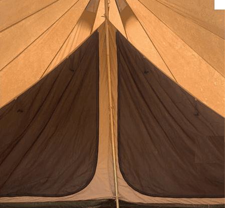 White Duck Avalon Half 1/2 Inner Tent | Canvas Bell Tent Accessories | Inner Rooms for Avalon Bell Tents