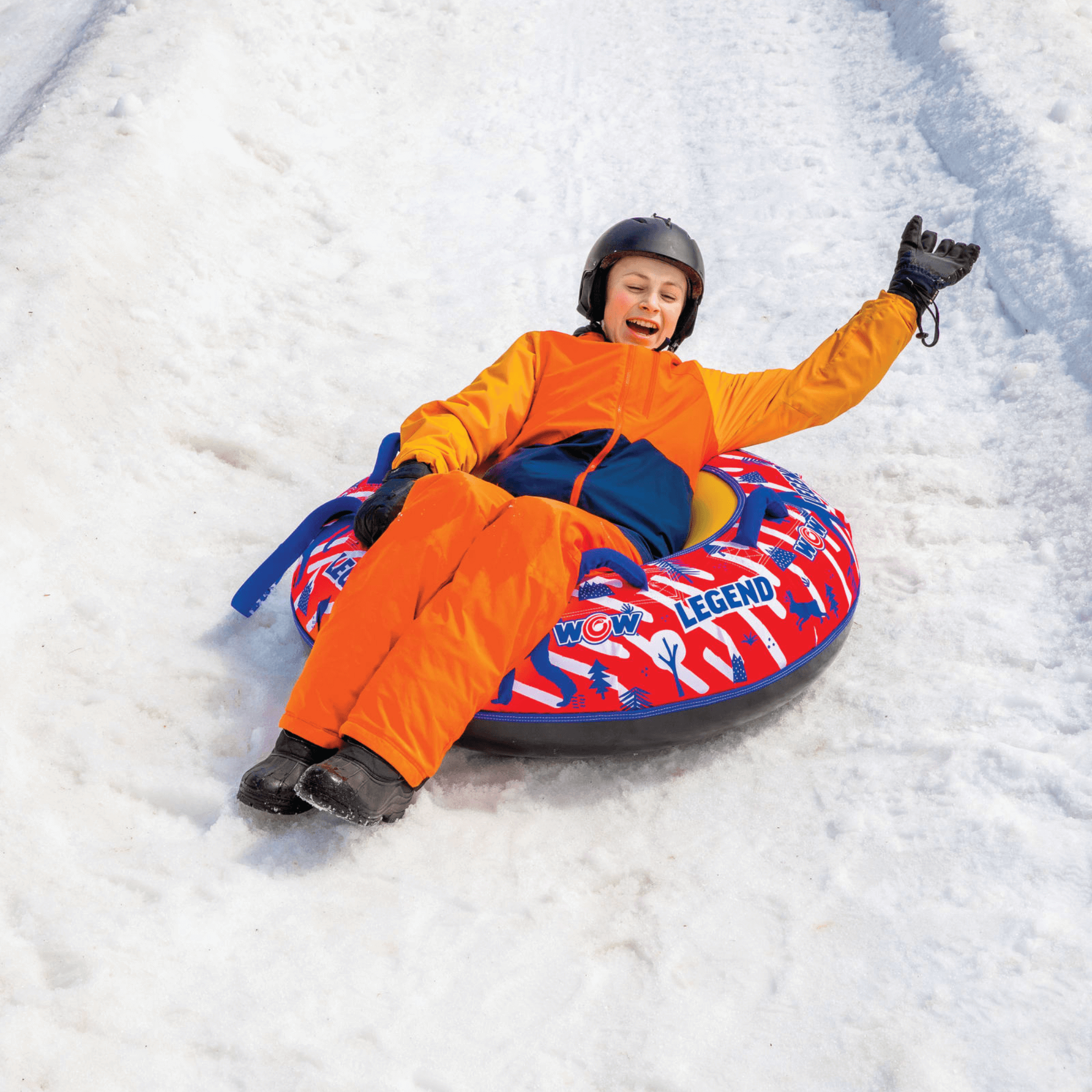 WOW Sports Legend Hard-Bottom Snow Tube