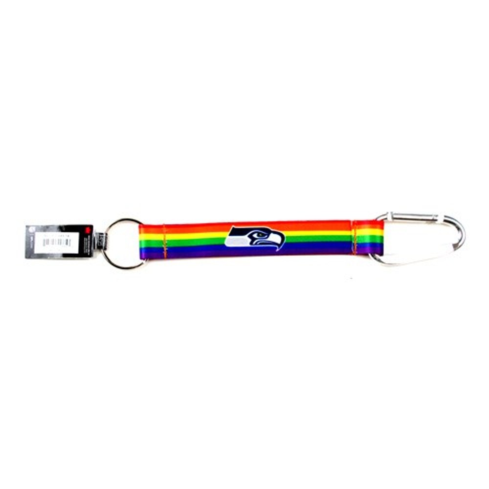 Seattle Seahawks Carabiners - 8" Rainbow Style Carabiner