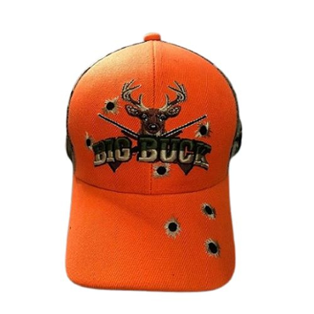 Deer Big Buck Hunting Baseball Caps Hats Embroidered