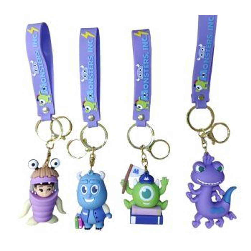 PVC Keychain - 3D Monster Friends Assortment Backpack Charm (KC-MY1121149) OUT OF STOCK