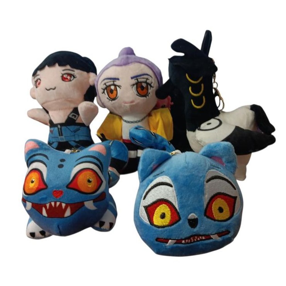 Plush K-Pop Demon Hunter Keychain - Backpack Charm Assorted (A378)