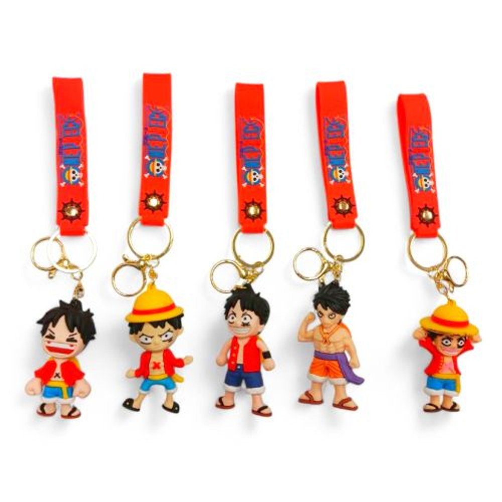PVC Keychain 3" Luffy Assortment Backpack Charm (AL0110)