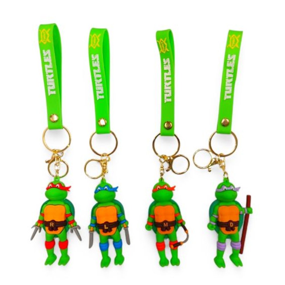 PVC Keychain 3" Teenage Mutant Ninja Turtle Assortment Backpack Charm (AL8030)