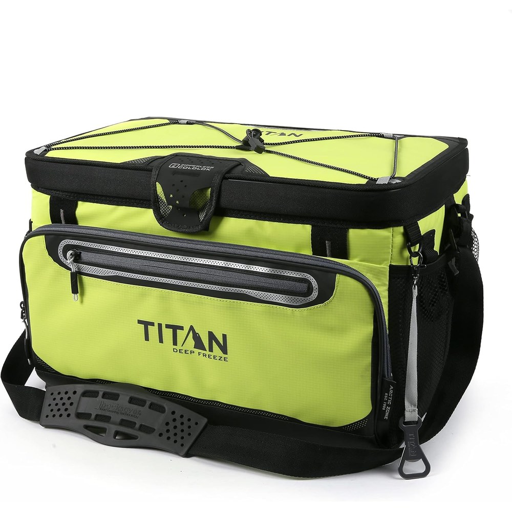 Titan by Arctic Zone Deep Freeze Cooler - Zipperless Hardbody Cooler - Deep Freeze Insulation, HardBody Liner, and SmartShelf
