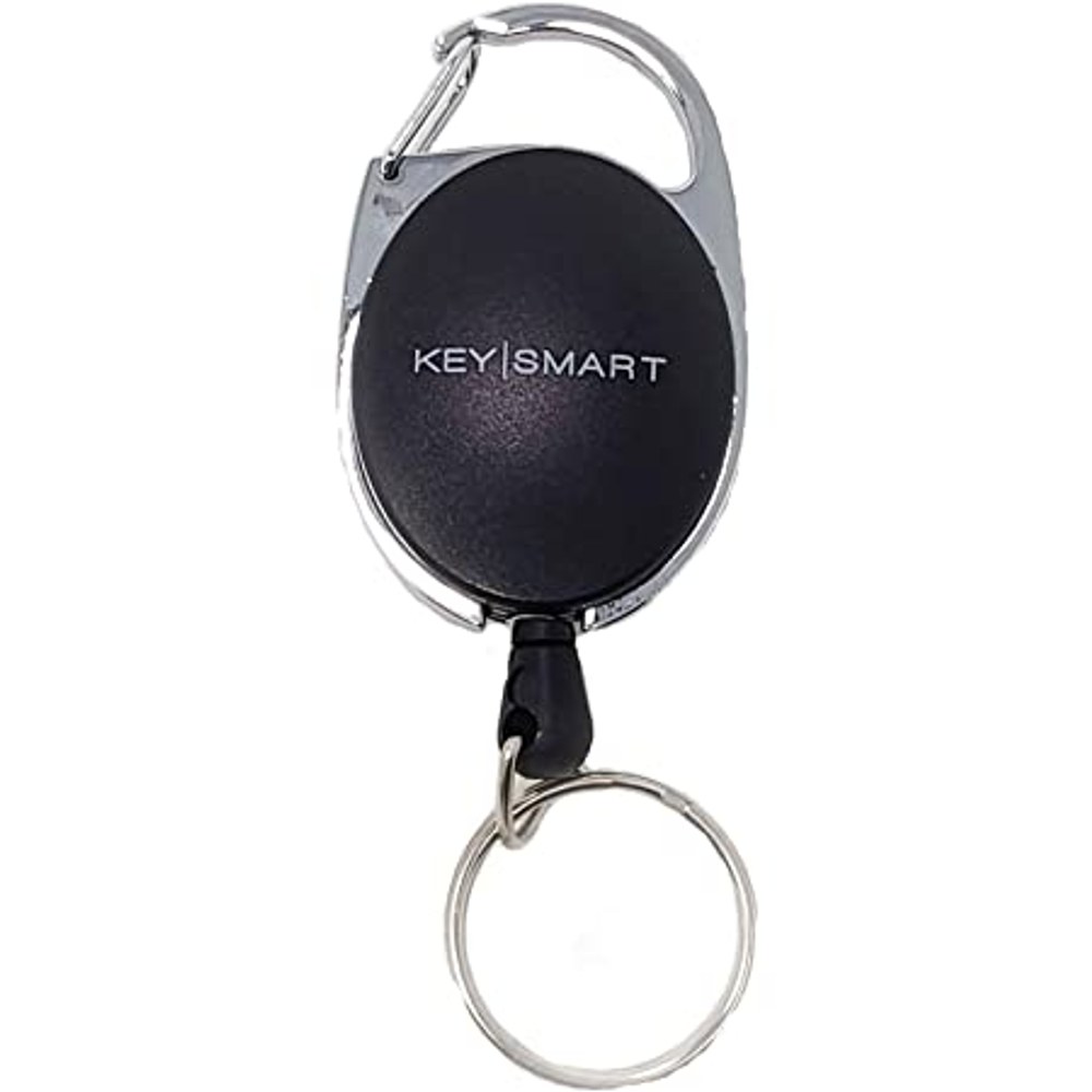 KeySmart Retractable Carabiner - Belt Clip Key Ring Reel - Item #5274