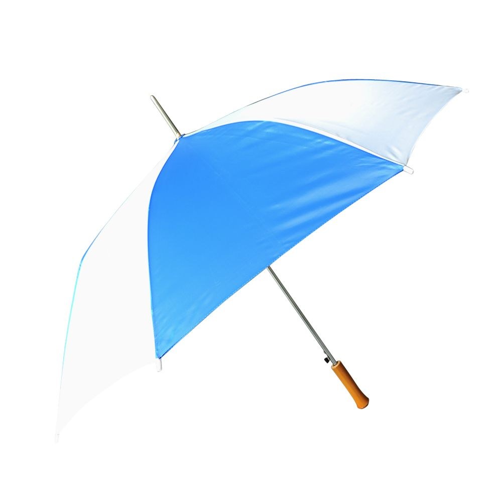 12 Wholesale 48" Blue and White Barton Outdoor Rain Umbrella